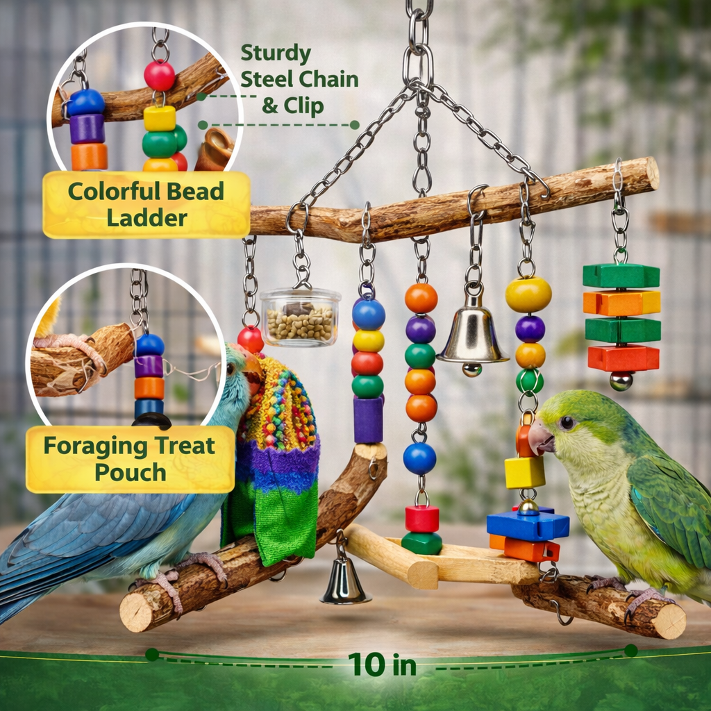 Birdexa Enrichment Play Gym