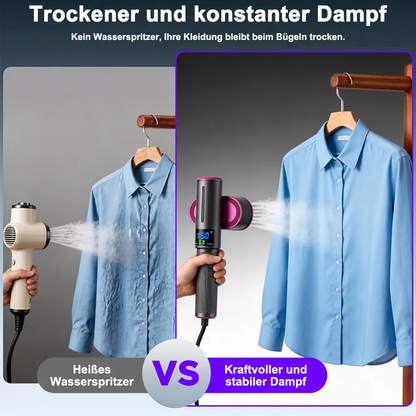 🔥 𝑳𝑬𝑻𝒁𝑻𝑬𝑹 𝑻𝑨𝑮 – 𝟖𝟎 % 𝑹𝑨𝑩𝑨𝑻𝑻 🔥 2-in-1 Dampfglätter & Dampfbügeleisen 1200W – Schnell Aufheizend, Kompakt & Ideal für Reisen