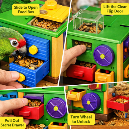 Birdexa Puzzle Foraging Station