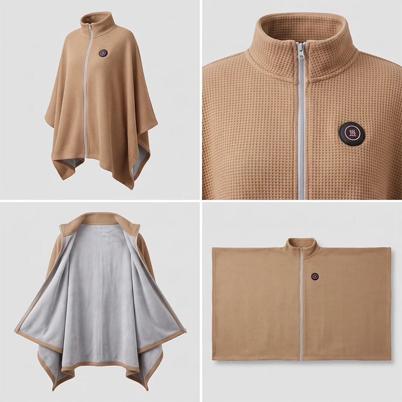 🖤WOCHENEND-SALE - 80% RABATT!!💥Den ganzen Winter warm bleiben — Tragbare elektrische Heizdecke als Schultertuch