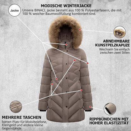 [Neue Kollektion] 360° Schnee-Daunenmantel – Winddicht, Ultra-Warm & Stilvoll