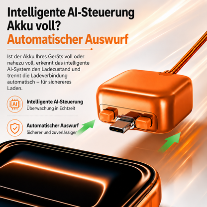 🔥 LETZTER TAG: 80 % RABATT | 140-W-USB-C-Ladeschutz mit AI (künstlicher Intelligenz) & automatischer Abschaltung bei voller Ladung