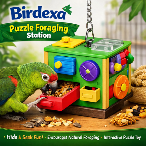 Birdexa Puzzle Foraging Station