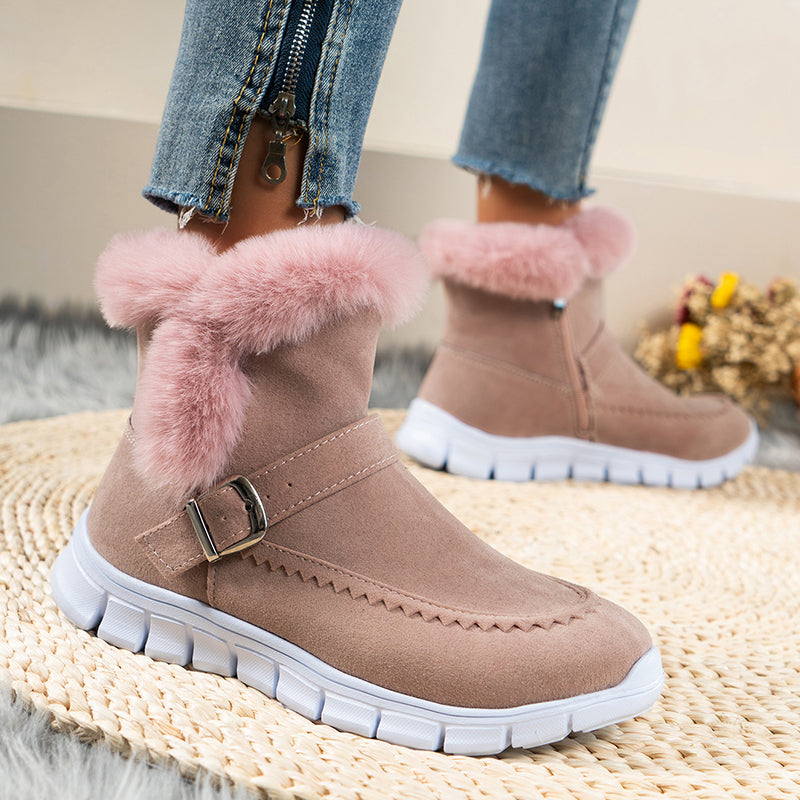 🔥 LETZTER TAG – 50 % RABATT | Warme orthopädische Damen-Schneestiefel mit Wollfutter