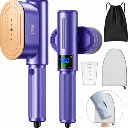 🔥 𝑳𝑬𝑻𝒁𝑻𝑬𝑹 𝑻𝑨𝑮 – 𝟖𝟎 % 𝑹𝑨𝑩𝑨𝑻𝑻 🔥 2-in-1 Dampfglätter & Dampfbügeleisen 1200W – Schnell Aufheizend, Kompakt & Ideal für Reisen
