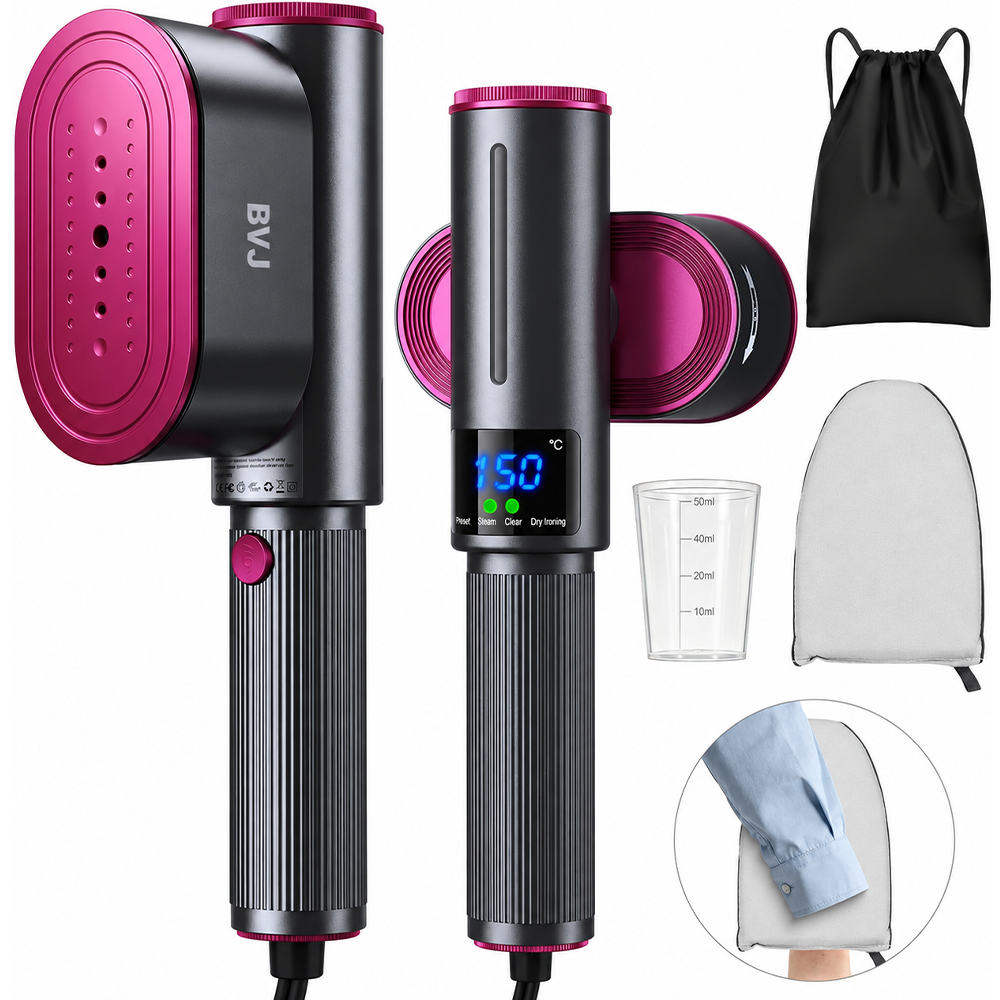 🔥 𝑳𝑬𝑻𝒁𝑻𝑬𝑹 𝑻𝑨𝑮 – 𝟖𝟎 % 𝑹𝑨𝑩𝑨𝑻𝑻 🔥 2-in-1 Dampfglätter & Dampfbügeleisen 1200W – Schnell Aufheizend, Kompakt & Ideal für Reisen