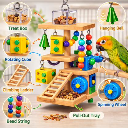 Birdexa Multi-Level Activity Toy