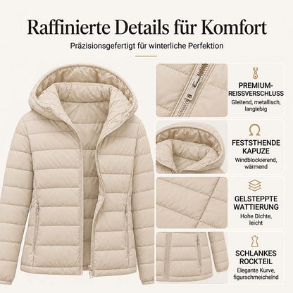 🚨 Neu eingetroffen! Über 80.000 Käufer haben bereits zugeschlagen! Ultradünne, federleichte Damen-Daunenjacke mit Kapuze