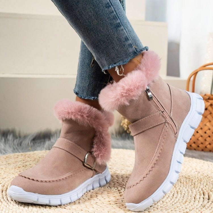 🔥 LETZTER TAG – 50 % RABATT | Warme orthopädische Damen-Schneestiefel mit Wollfutter