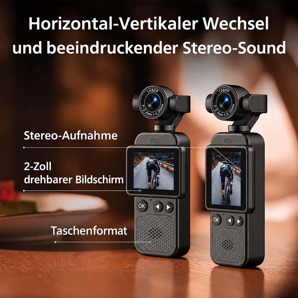 🔥 Nur heute: 50 % Rabatt – Pocket 3 Handkamera | 4K/120 fps, 3-Achsen-Stabilisierung & drehbarer Bildschirm