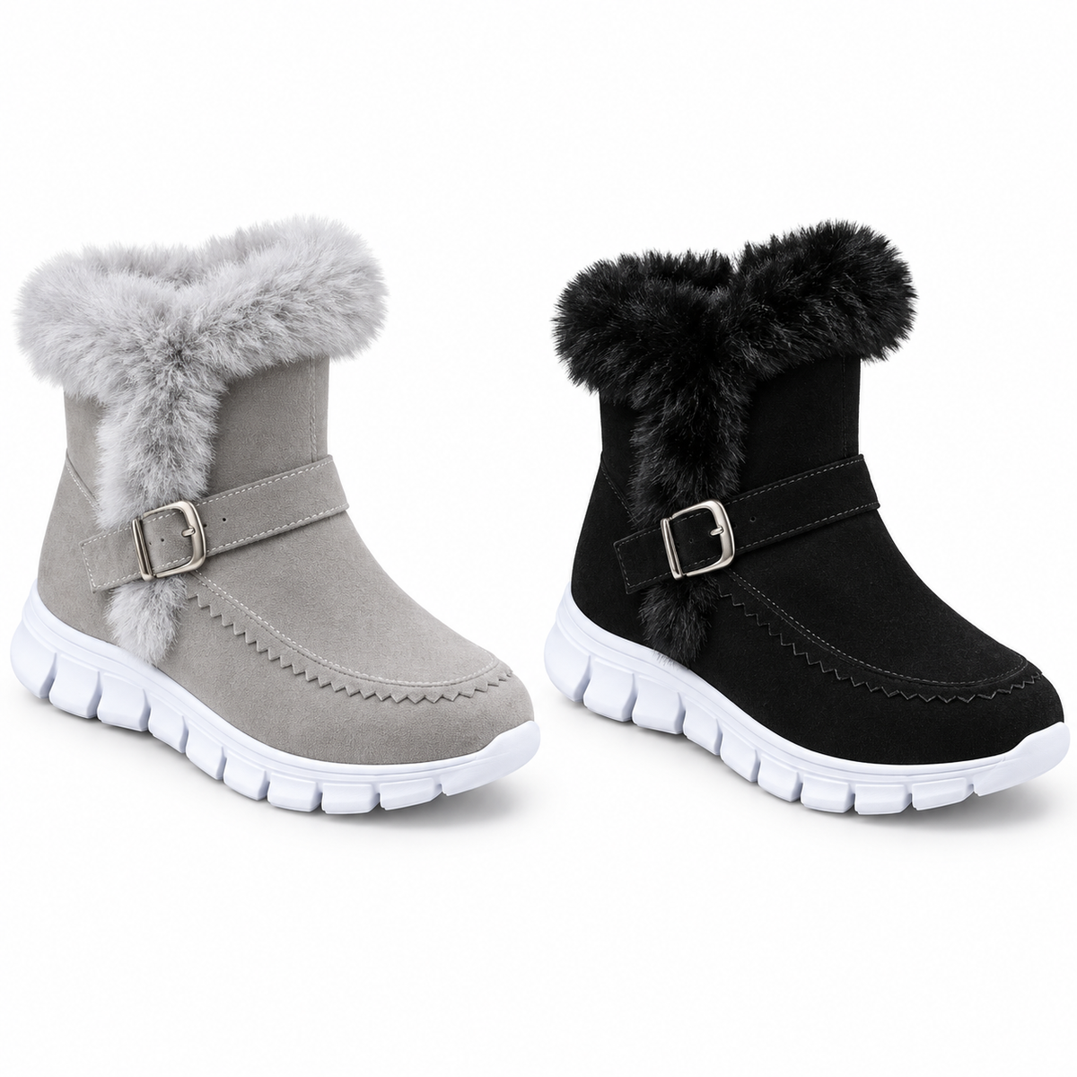 🔥 LETZTER TAG – 50 % RABATT | Warme orthopädische Damen-Schneestiefel mit Wollfutter
