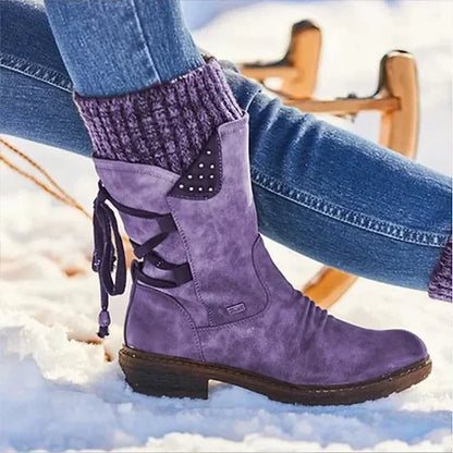 🔥 LETZTER TAG -80 % 🔥 Orthopädische Damen-Winterstiefel mit warmem Wollfutter & Fußgewölbestütze ✅