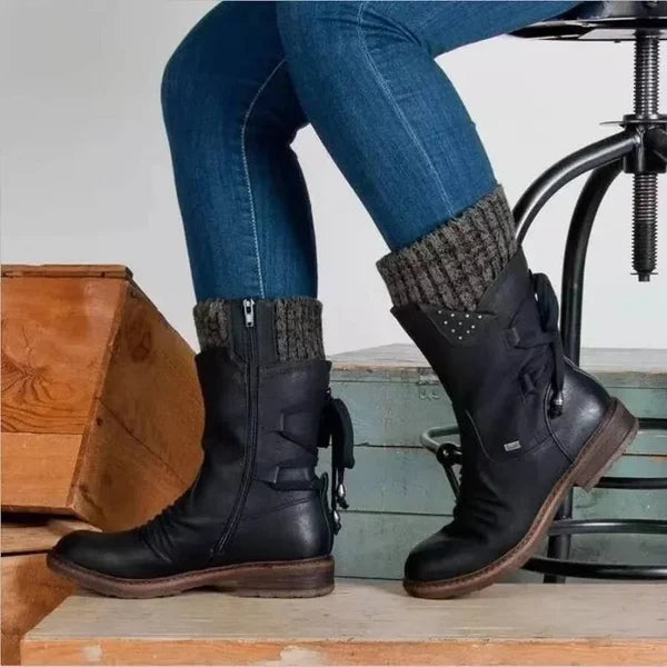 🔥 LETZTER TAG -80 % 🔥 Orthopädische Damen-Winterstiefel mit warmem Wollfutter & Fußgewölbestütze ✅