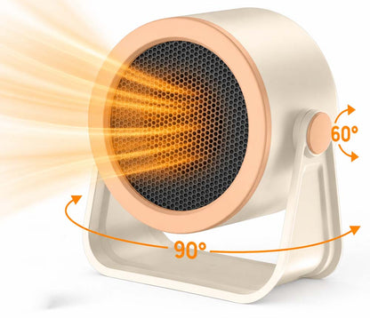 🔥 BVJ 714 Elektrischer Heizlüfter – 1500W Keramik Heizung mit 3D-Oszillation, 2s Schnellerwärmung & ECO Energiesparmodus