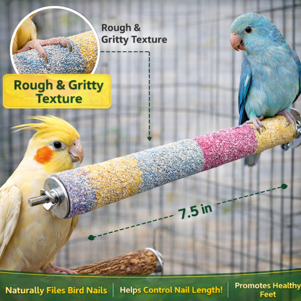 Birdexa Grooming Nail Care Perch