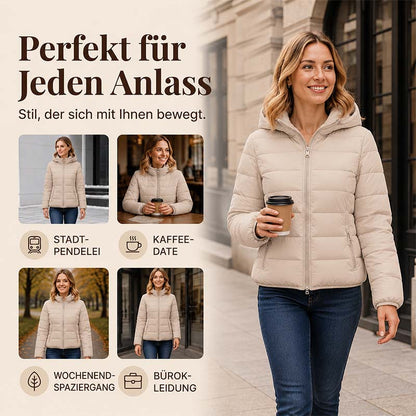 🚨 Neu eingetroffen! Über 80.000 Käufer haben bereits zugeschlagen! Ultradünne, federleichte Damen-Daunenjacke mit Kapuze