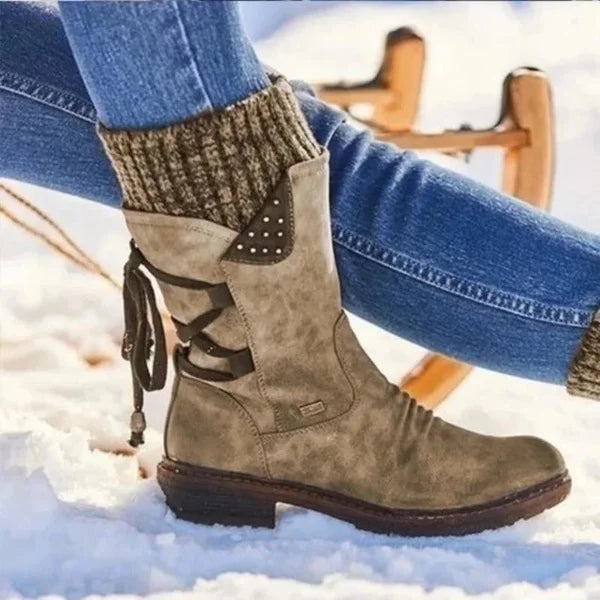 🔥 LETZTER TAG -80 % 🔥 Orthopädische Damen-Winterstiefel mit warmem Wollfutter & Fußgewölbestütze ✅