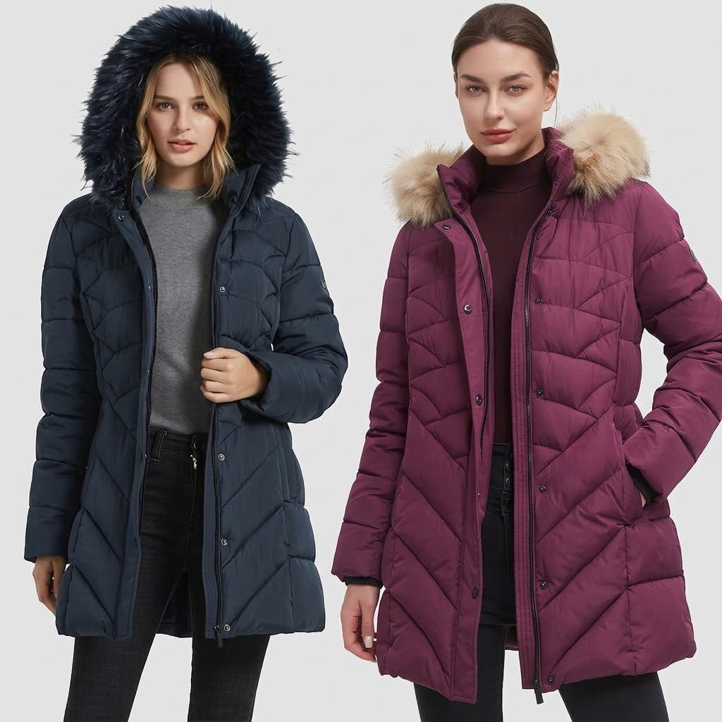 [Neue Kollektion] 360° Schnee-Daunenmantel – Winddicht, Ultra-Warm & Stilvoll