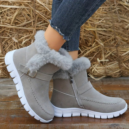 🔥 LETZTER TAG – 50 % RABATT | Warme orthopädische Damen-Schneestiefel mit Wollfutter