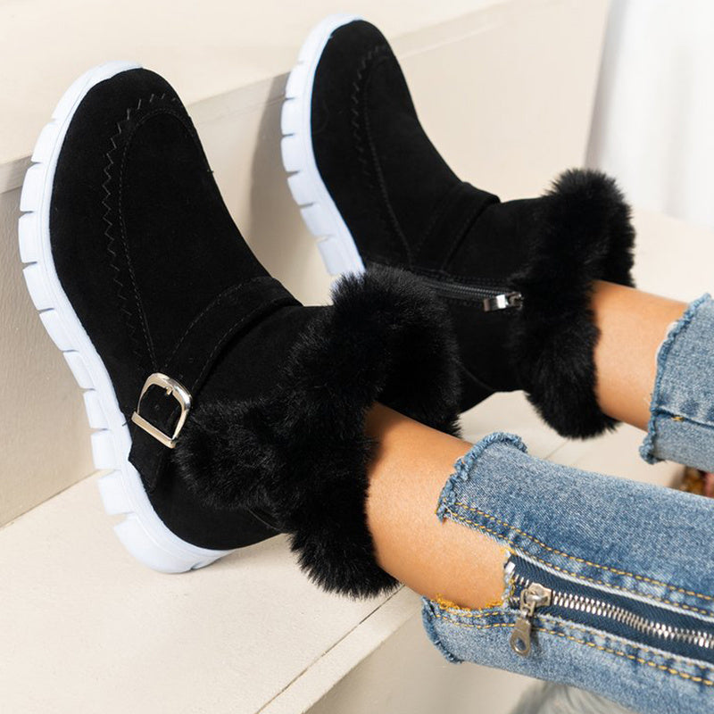 🔥 LETZTER TAG – 50 % RABATT | Warme orthopädische Damen-Schneestiefel mit Wollfutter
