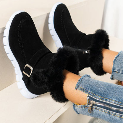 🔥 LETZTER TAG – 50 % RABATT | Warme orthopädische Damen-Schneestiefel mit Wollfutter