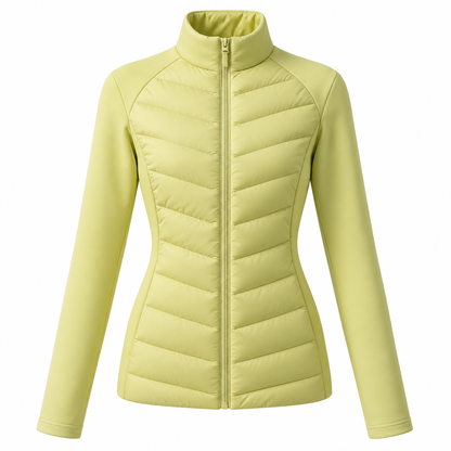 🔥 LETZTER TAG – 80% RABATT 🔥 🪶 Ultraleichte Damen-Daunenjacke mit 90 % Gänsedaunen | Wärmend & atmungsaktiv · Figurbetonter Schnitt · Stehkragen