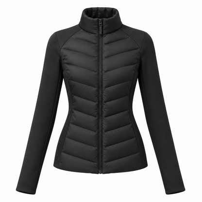 🔥 LETZTER TAG – 80% RABATT 🔥 🪶 Ultraleichte Damen-Daunenjacke mit 90 % Gänsedaunen | Wärmend & atmungsaktiv · Figurbetonter Schnitt · Stehkragen