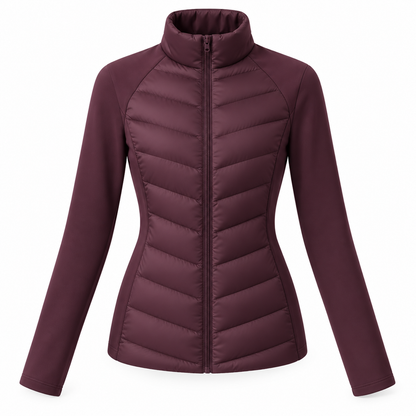 🔥 LETZTER TAG – 80% RABATT 🔥 🪶 Ultraleichte Damen-Daunenjacke mit 90 % Gänsedaunen | Wärmend & atmungsaktiv · Figurbetonter Schnitt · Stehkragen