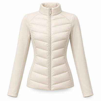 🔥 LETZTER TAG – 80% RABATT 🔥 🪶 Ultraleichte Damen-Daunenjacke mit 90 % Gänsedaunen | Wärmend & atmungsaktiv · Figurbetonter Schnitt · Stehkragen