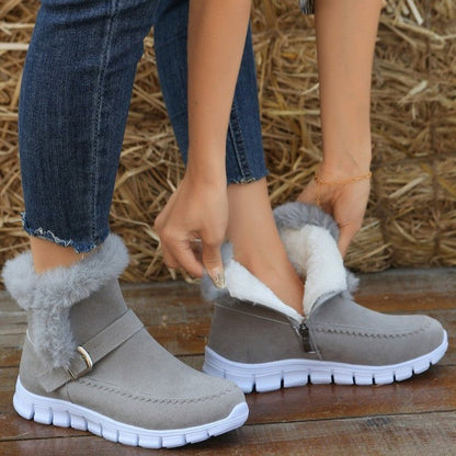 🔥 LETZTER TAG – 50 % RABATT | Warme orthopädische Damen-Schneestiefel mit Wollfutter