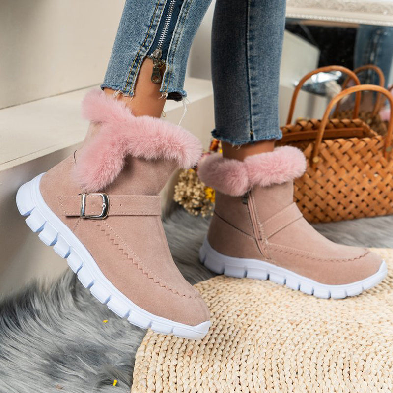 🔥 LETZTER TAG – 50 % RABATT | Warme orthopädische Damen-Schneestiefel mit Wollfutter